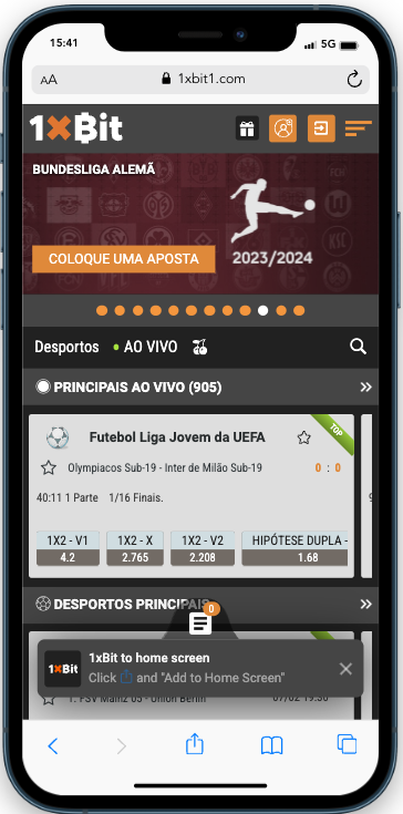 1xbit Online Móvel 1xbit Online mobile