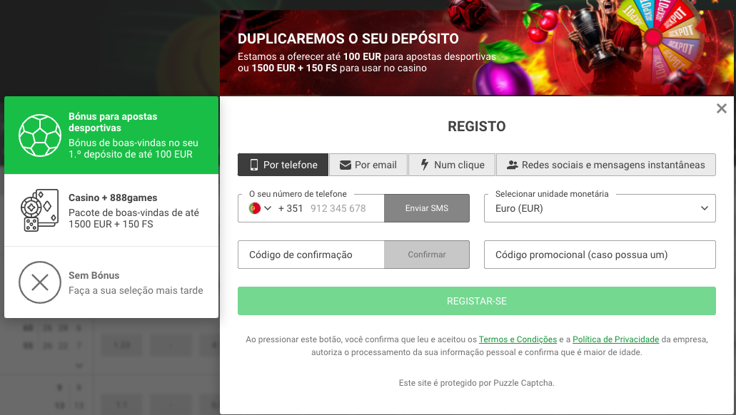Registo no 888Starz 888Starz registo