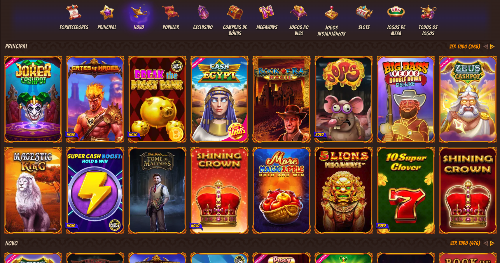 Jogos no AbuKing Casino AbuKing Casino Jogos