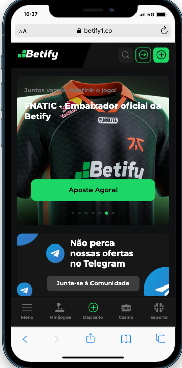 Betify Online Móvel Betify Online mobile