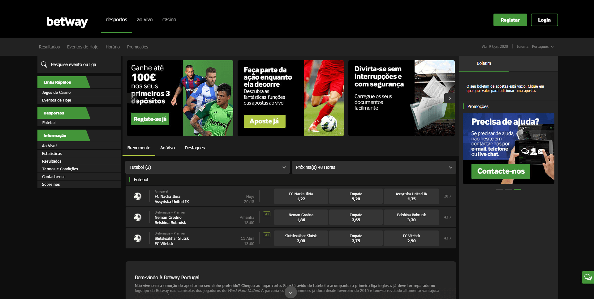 Betway Portugal Betway