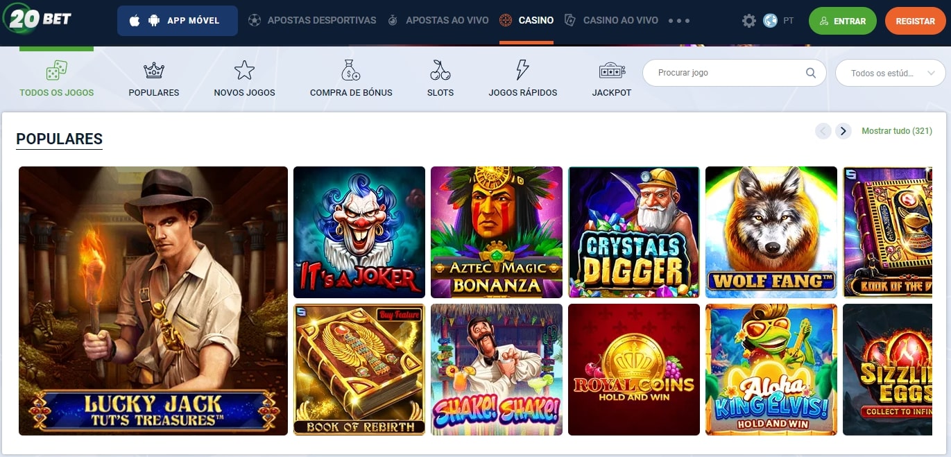 20Bet casino 20 Bet jogos de casino