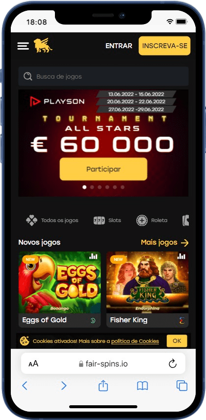 fairspin Casino Móvel fair spin mobile app