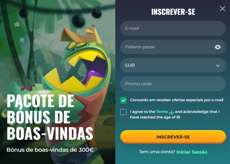 Roku Casino registo Rokubet registo