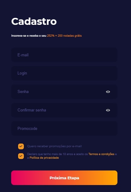 Registo no Cosmicslot Casino Portugal Cosmicslot Casino Portugal registo