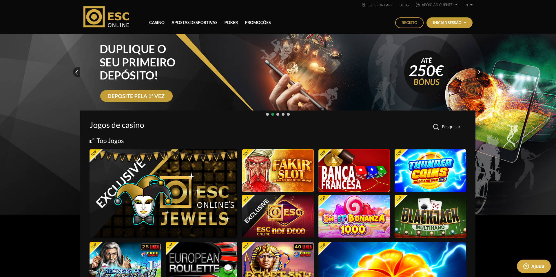 ESC Casino Portugal ESC Online