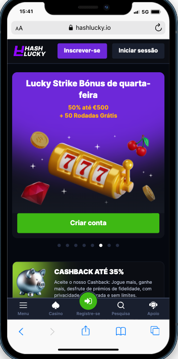 HashLucky Casino Móvel HashLucky Casino mobile