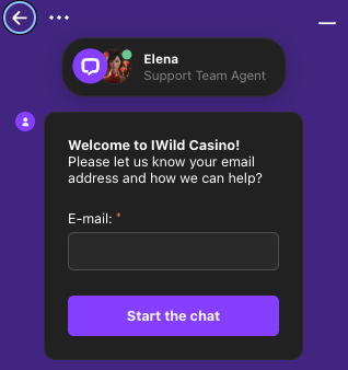 support no IWild Casino Online IWild Casino Online support
