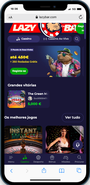Lazybar Casino Móvel Lazybar Casino mobile