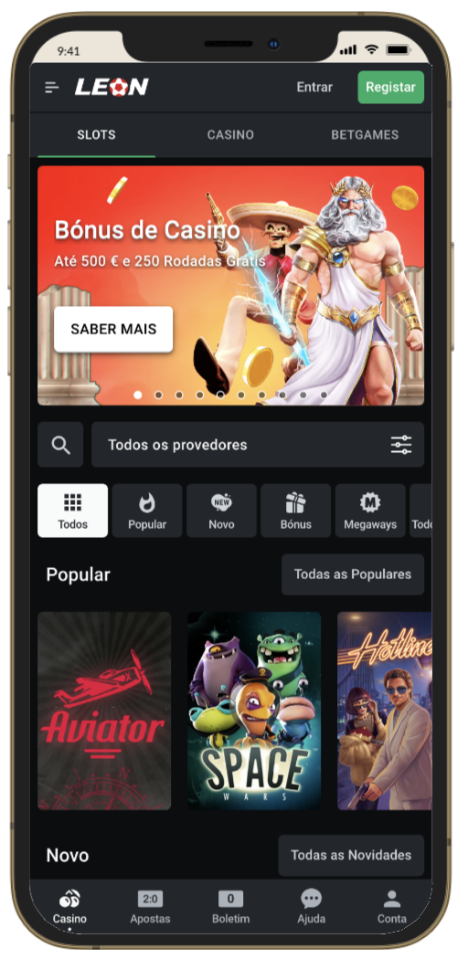 Leon Casino Móvel Leon Casino mobile