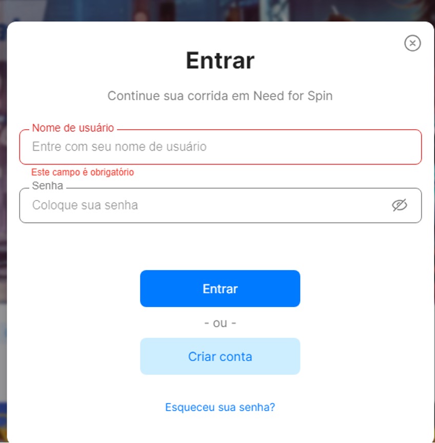 Login no Need For Spin Casino Need For Spin Casino login