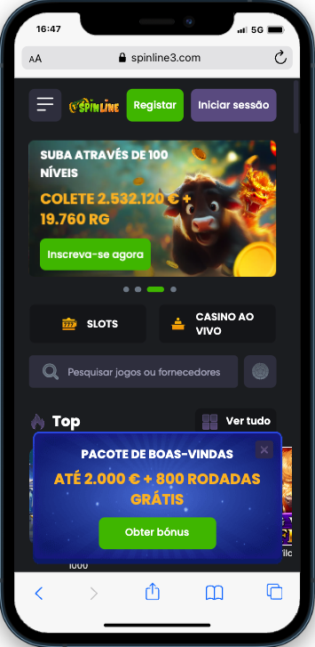 Spinline Casino Móvel Spinline Casino mobile
