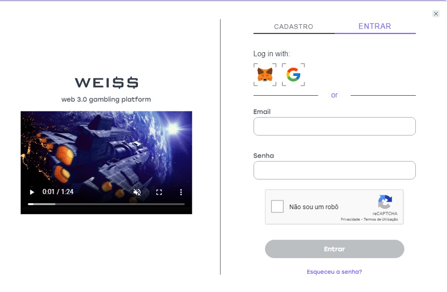 Weiss Casino Online entrar Weiss Casino Online login