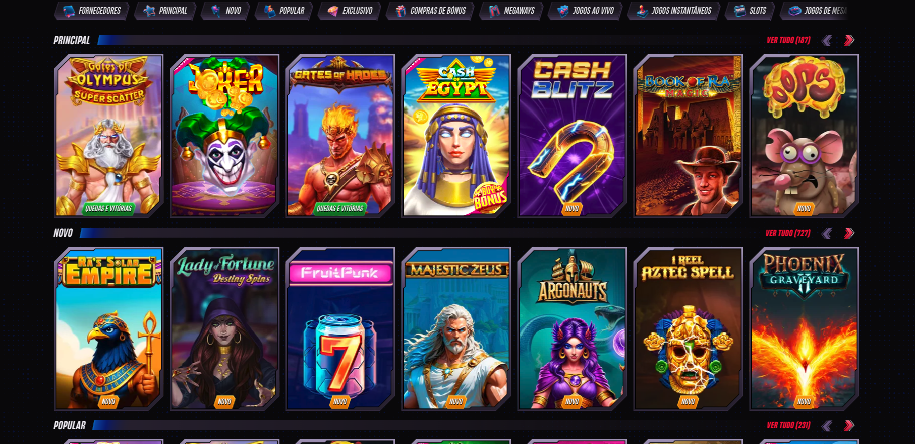 Jogos no WinRolla Casino WinRolla Casino Jogos